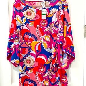 New with tags women’s Large Trina Turk Swim Dress/Cover Up.